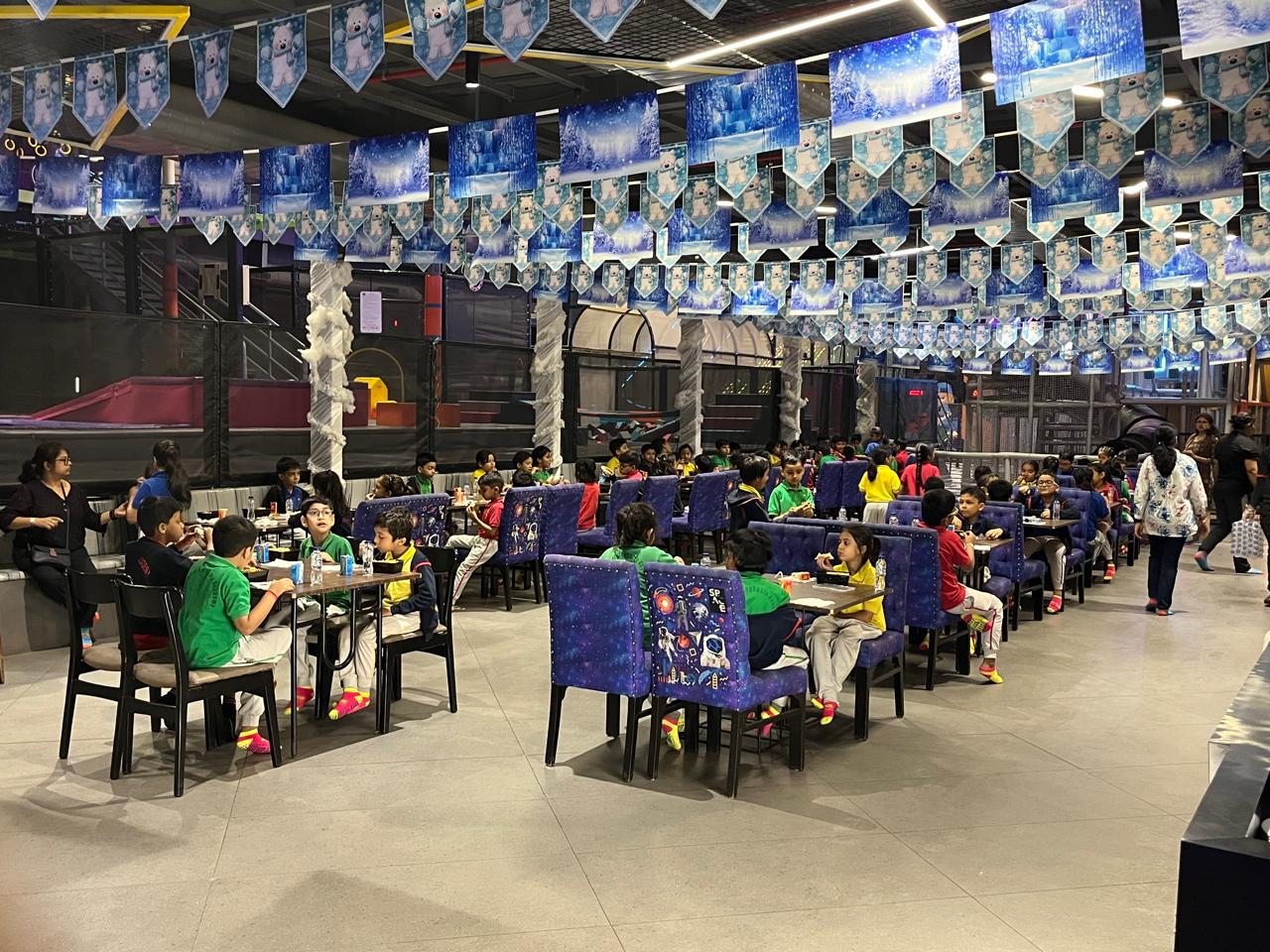 School visit at Space Jump